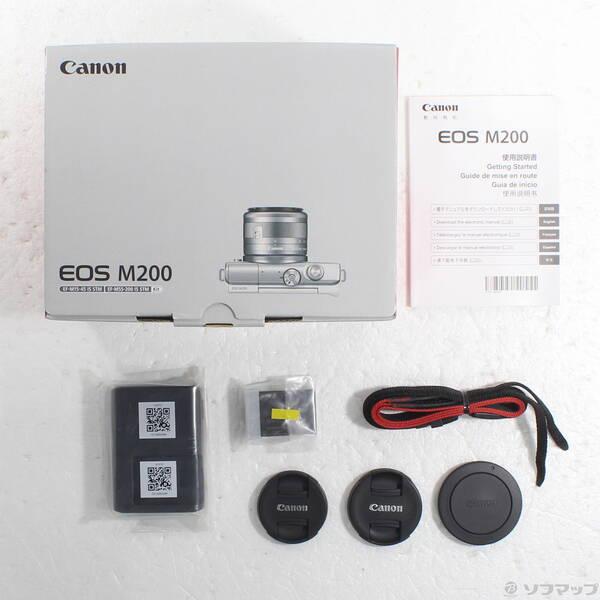 〔中古〕Canon(キヤノン) EOS M200 ダブルズームキット ホワイト〔349-ud〕 |  | 05