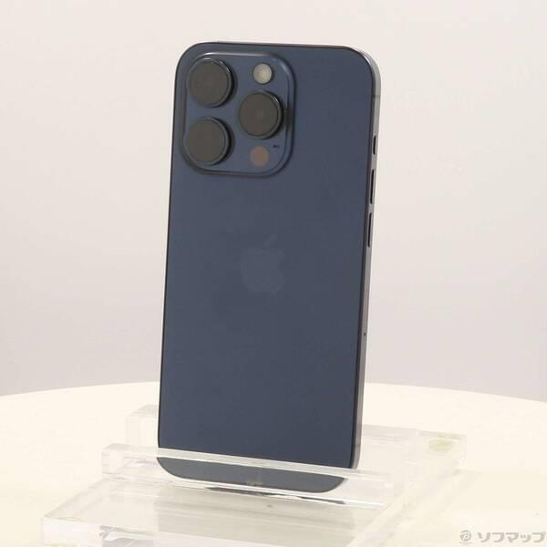 〔中古〕Apple(アップル) iPhone15 Pro 512GB ブルーチタニウム MTUL3J／A SIMフリー〔368-ud〕 | 