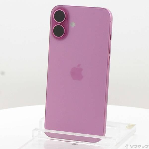 〔中古〕Apple(アップル) iPhone16 Plus 128GB ピンク MXVD3J／A SIMフリー〔262-ud〕 | 