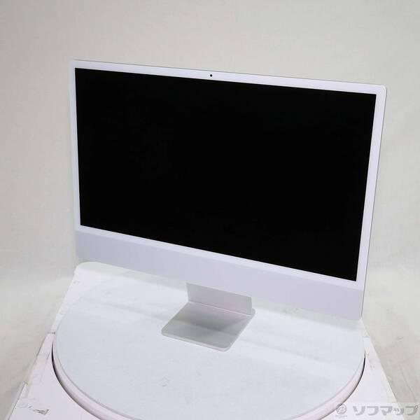 〔中古〕Apple(アップル) iMac 24-inch Mid-2021 MGTF3J／A Apple M1 8コアCPU_7コアGPU 8GB SSD256GB シルバー 〔14.8 Sonoma〕〔258-ud〕 | 