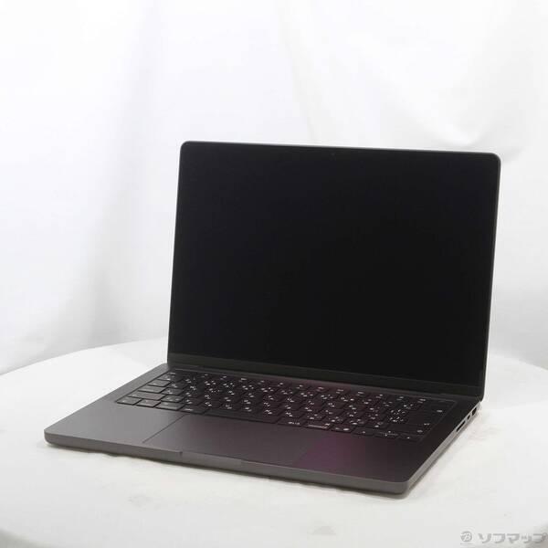 〔中古〕〔展示品〕 MacBook Pro 14.2-inch Late-2025 MDE04J／A Apple M5 10コアCPU_10コアGPU 16GB SSD512GB スペースブラック 〔26.3 Tahoe〕〔258-ud〕 | 