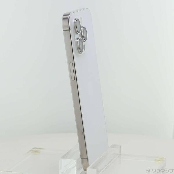 〔中古〕Apple(アップル) iPhone15 Pro Max 256GB ホワイトチタニウム MU6Q3J／A SIMフリー〔368-ud〕 |  | 03