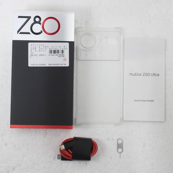 〔中古〕NUBIA nubia Z80 Ultra 512GB ブラック NX741J+GAN SIMフリー〔196-ud〕 |  | 04