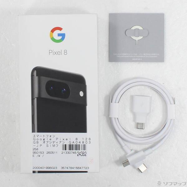 〔中古〕GOOGLE(グーグル) Google Pixel 8 128GB オブシディアン GA04803-JP SIMフリー〔295-ud〕 |  | 04
