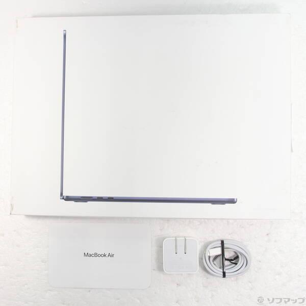 〔中古〕Apple(アップル) MacBook Air 15.3-inch Mid-2023 MQKW3J／A Apple M2 8コアCPU_10コアGPU 8GB SSD256GB ミッドナイト 〔26.3 Tahoe〕〔258-ud〕 |  | 04