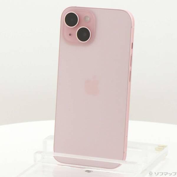 〔中古〕Apple(アップル) iPhone15 128GB ピンク MTMJ3J／A SIMフリー〔262-ud〕 | 
