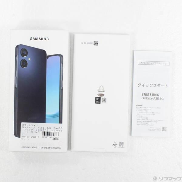 〔中古〕ワイモバイル Galaxy A25 5G 64GB ブラック SCSBC2 Y!mobile SIMフリー〔352-ud〕 |  | 04