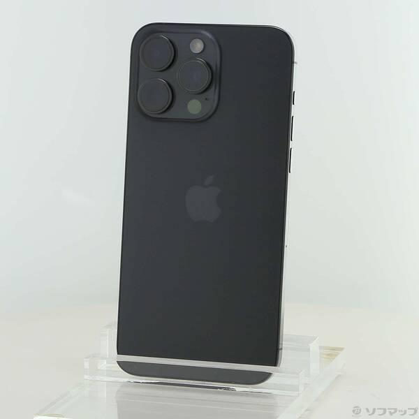 〔中古〕Apple(アップル) iPhone15 Pro Max 256GB ブラックチタニウム MU6P3J／A SIMフリー〔198-ud〕 | 