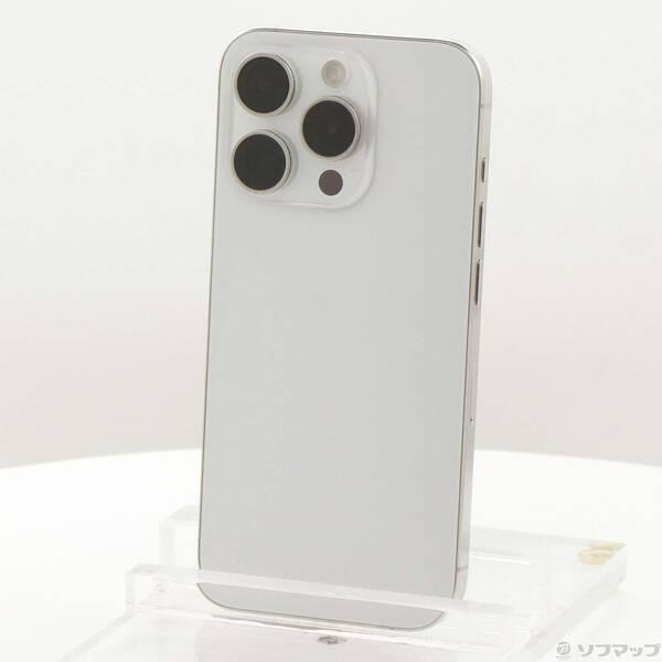 〔中古〕Apple(アップル) iPhone15 Pro 256GB ホワイトチタニウム MTUD3J／A SIMフリー〔377-ud〕 | 
