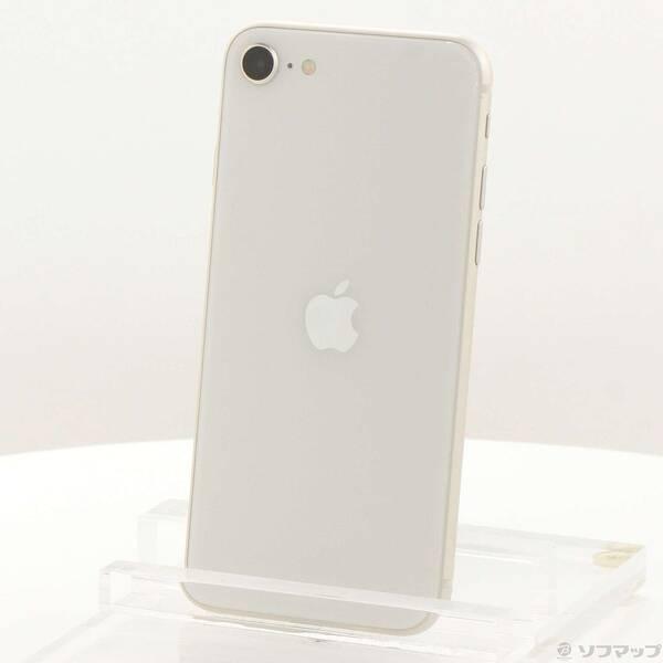 〔中古〕Apple(アップル) iPhone SE 第3世代 64GB スターライト MMYD3J／A SIMフリー〔377-ud〕 | 