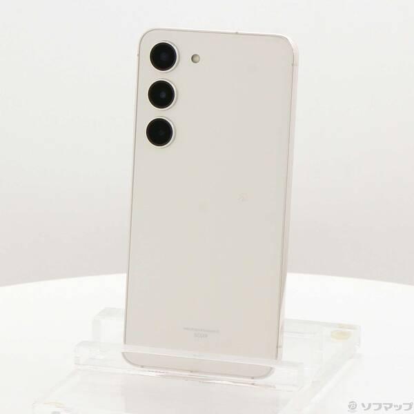 〔中古〕SAMSUNG(サムスン) Galaxy S23 256GB クリーム SCG19 au SIMフリー〔258-ud〕 | 