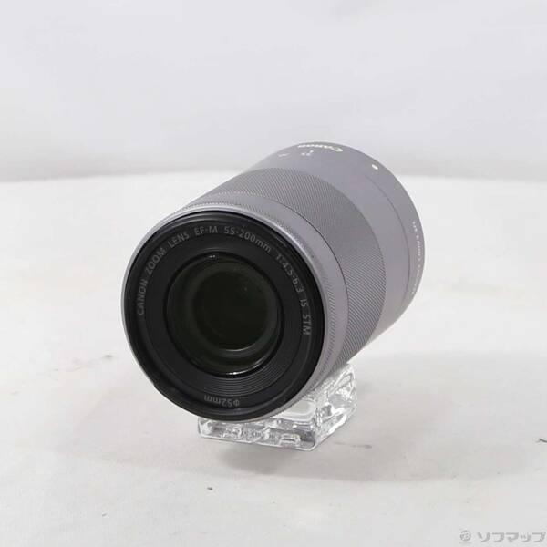 〔中古〕Canon(キヤノン) EF-M55-200MM F4.5-6.3 IS STM シルバー〔196-ud〕 | 