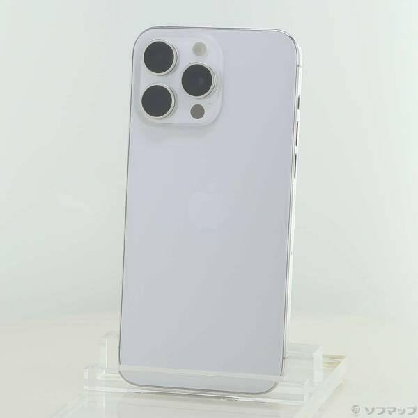 〔中古〕Apple(アップル) iPhone15 Pro Max 512GB ホワイトチタニウム MU6V3J／A SIMフリー〔377-ud〕 | 