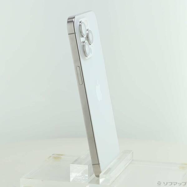 〔中古〕Apple(アップル) iPhone15 Pro Max 512GB ホワイトチタニウム MU6V3J／A SIMフリー〔377-ud〕 |  | 03