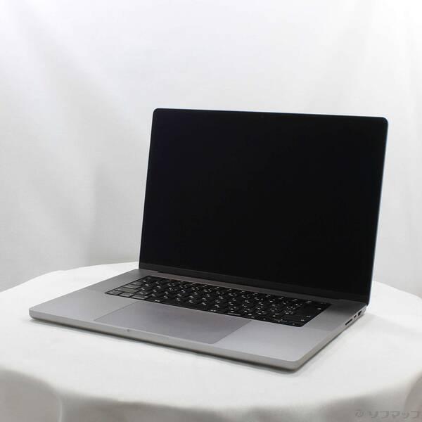 〔中古〕Apple(アップル) MacBook Pro 16.2-inch Late-2021 MK193J／A Apple M1 Pro 10コアCPU_16コアGPU 16GB SSD1TB スペースグレイ 〔26.3 Tahoe〕〔371-ud〕 | 