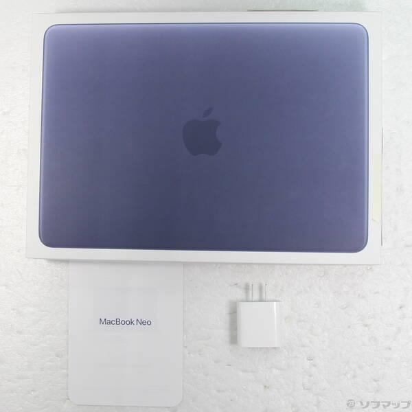 〔中古〕Apple(アップル) MacBook Neo 13-inch Early-2026 MHFF4J／A Apple A18 Pro 6コアCPU_5コアGPU 8GB SSD256GB インディゴ 〔26.3 Tahoe〕〔269-ud〕 |  | 04