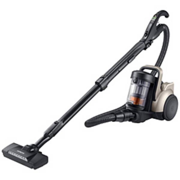 〔中古〕HITACHI(日立) 〔中古品〕 キャニスター掃除機 ライトゴールド CV-SP300M-N ［サイクロン式 ／コード式 ／水拭き対応］〔348-ud〕 | 