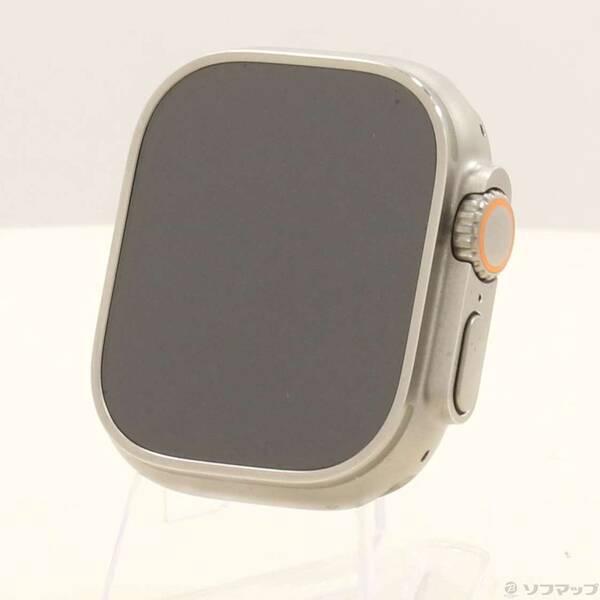 〔中古〕Apple(アップル) Apple Watch Ultra GPS + Cellular 49mm チタニウムケース バンド無し〔262-ud〕 | 