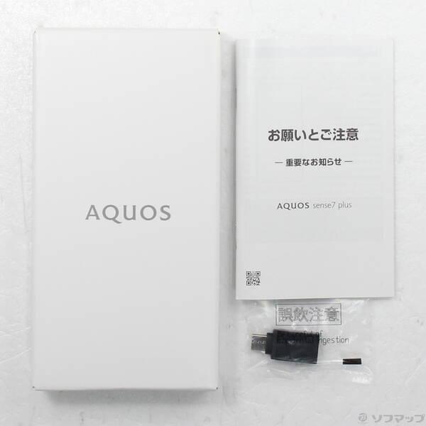 〔中古〕SHARP(シャープ) AQUOS sense7 plus 128GB ブラック SHSJJ3 Softbank SIMフリー〔258-ud〕 |  | 04