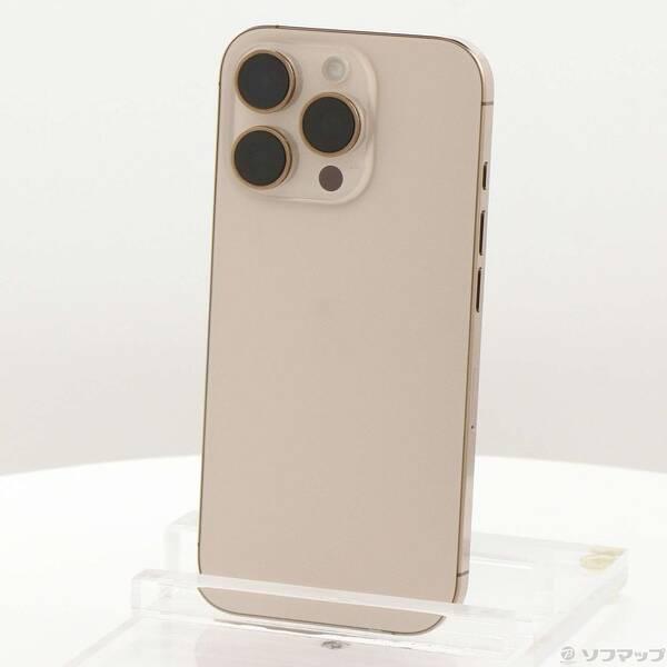 〔中古〕Apple(アップル) iPhone16 Pro 128GB デザートチタニウム MYMX3J／A SIMフリー〔377-ud〕 | 