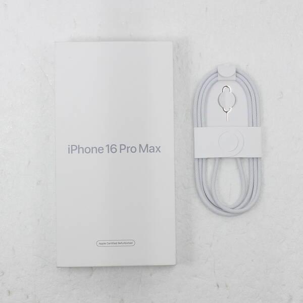 〔中古〕Apple(アップル) iPhone16 Pro Max 256GB ホワイトチタニウム FYWH3J／A SIMフリー〔368-ud〕 |  | 04