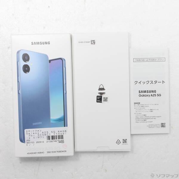 〔中古〕ワイモバイル Galaxy A25 5G 64GB ブルー SCSBC1 Y!mobile SIMフリー〔262-ud〕 |  | 04