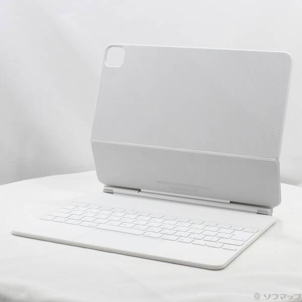 〔中古〕Apple(アップル) 12.9インチiPad Pro (第5世代) 用 Magic Keyboard 日本語 ホワイト MJQL3J／A〔377-ud〕 | 