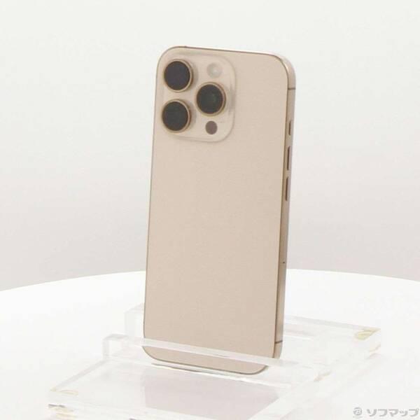 〔中古〕Apple(アップル) iPhone16 Pro 128GB デザートチタニウム FYMX3J／A SIMフリー〔258-ud〕 | 