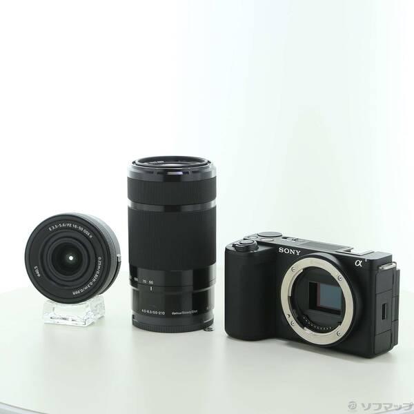 〔中古〕SONY(ソニー) VLOGCAM ZV-E10 II ダブルズームレンズキット ブラック ZV-E10M2X B〔352-ud〕 | 