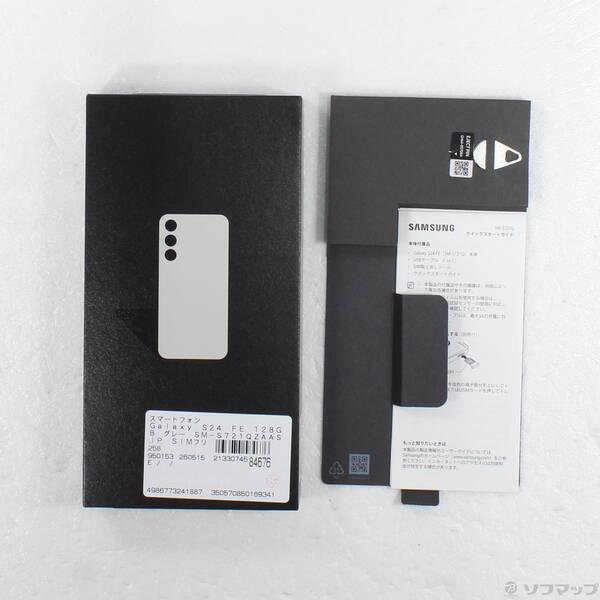 〔中古〕SAMSUNG(サムスン) Galaxy S24 FE 128GB グレー SM-S721QZAASJP SIMフリー〔305-ud〕 |  | 04