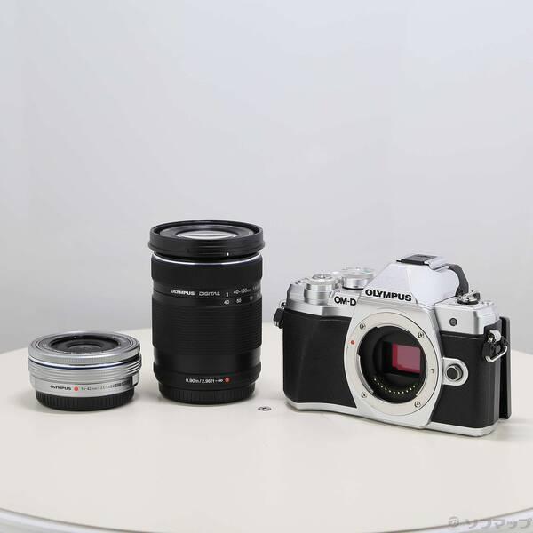 〔中古〕OLYMPUS(オリンパス) OM-D E-M10 MarkIII EZ ダブルズームキット シルバー〔198-ud〕 | 