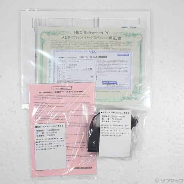 〔中古〕NEC(エヌイーシー) LAVIE SOL PC-S1355JAB ムーンブラック 〔NEC Refreshed PC〕 ≪メーカー保証あり≫〔262-ud〕 |  | 04