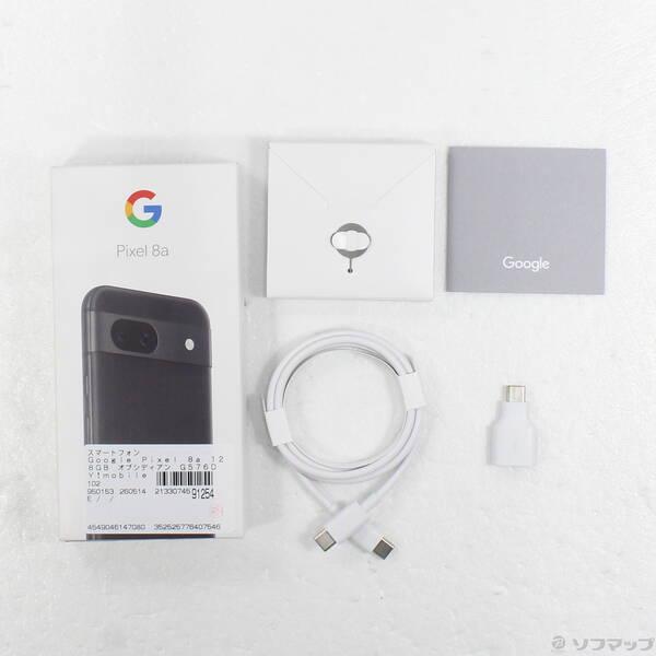 〔中古〕GOOGLE(グーグル) Google Pixel 8a 128GB オブシディアン G576D Y!mobile SIMフリー〔352-ud〕 |  | 04