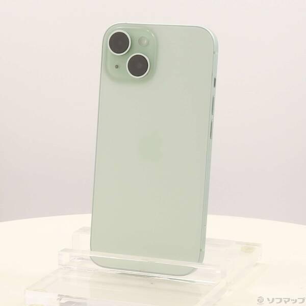 〔中古〕Apple(アップル) iPhone15 128GB グリーン MTMM3J／A SIMフリー〔371-ud〕 | 
