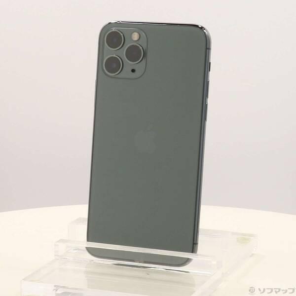 〔中古〕Apple(アップル) iPhone11 Pro 256GB ミッドナイトグリーン MWCC2J／A SIMフリー〔349-ud〕 | 