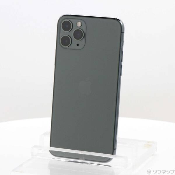 〔中古〕Apple(アップル) iPhone11 Pro 256GB ミッドナイトグリーン MWCC2J／A SIMフリー〔262-ud〕 | 
