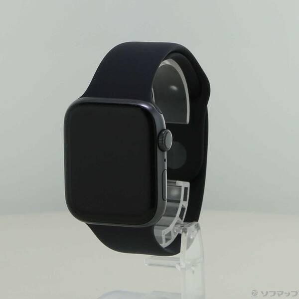 〔中古〕Apple(アップル) Apple Watch Series 4 GPS 44mm スペースグレイアルミニウムケース ブラックスポーツバンド〔247-ud〕 | 