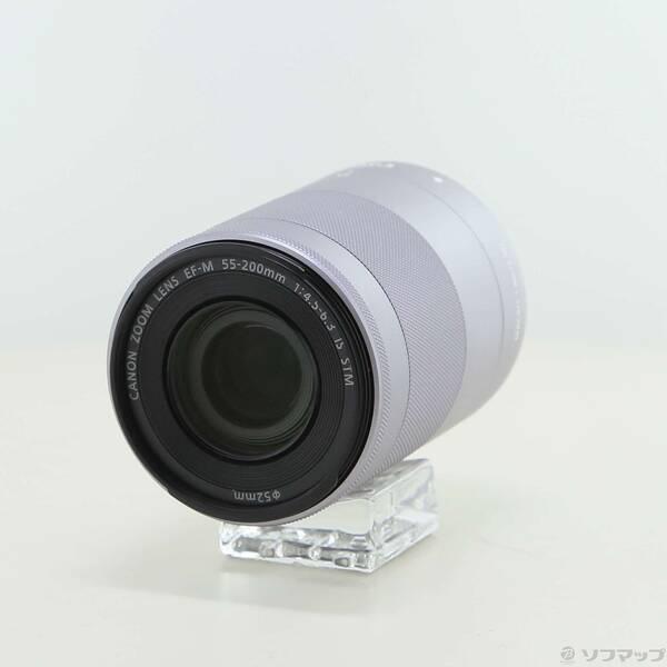 〔中古〕Canon(キヤノン) EF-M55-200MM F4.5-6.3 IS STM シルバー〔352-ud〕 | 