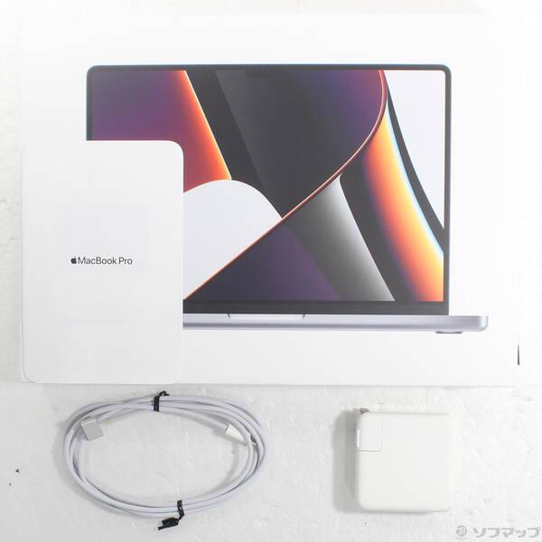〔中古〕MacBook Pro 14.2-inch Late-2021 MKGP3J／A Apple M1 Pro 8コアCPU_14コアGPU 16GB SSD512GB スペースグレイ 〔26.3 Tahoe〕〔305-ud〕 |  | 04