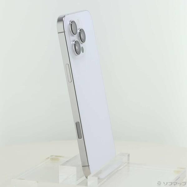 〔中古〕Apple(アップル) iPhone16 Pro Max 256GB ホワイトチタニウム MYWH3J／A SIMフリー〔198-ud〕 |  | 03