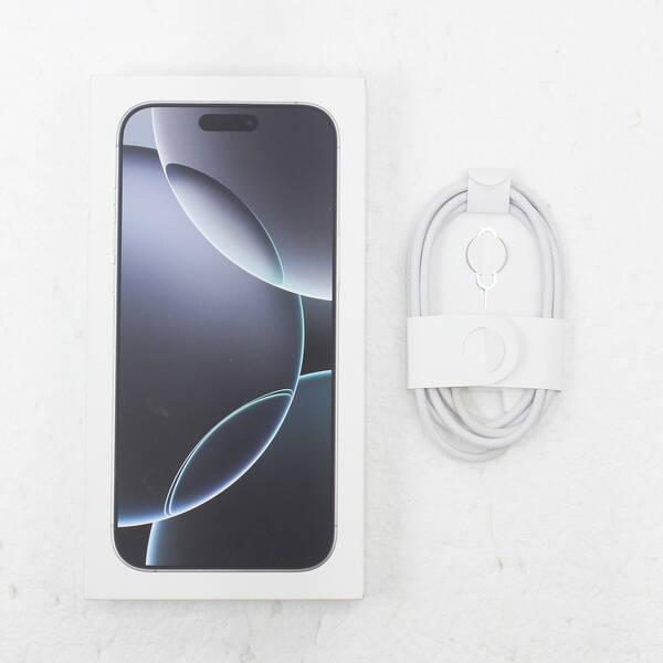 〔中古〕Apple(アップル) iPhone16 Pro Max 256GB ホワイトチタニウム MYWH3J／A SIMフリー〔198-ud〕 |  | 04