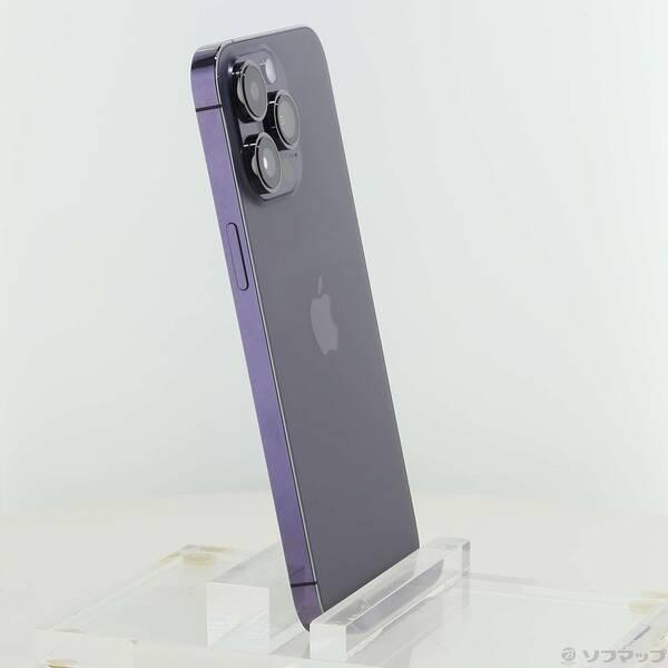 〔中古〕Apple(アップル) iPhone14 Pro Max 256GB ディープパープル MQ9E3J／A SIMフリー〔377-ud〕 |  | 03