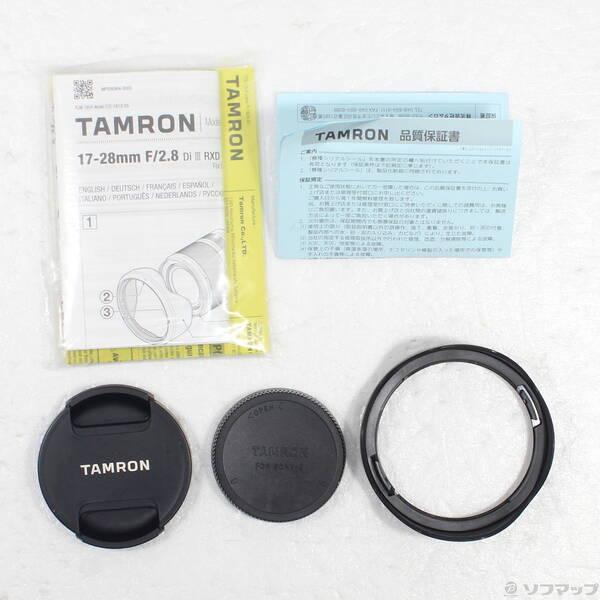 〔中古〕TAMRON(タムロン) 〔展示品〕 17-28mm F／2.8 Di III RXD (A046)〔276-ud〕 |  | 04