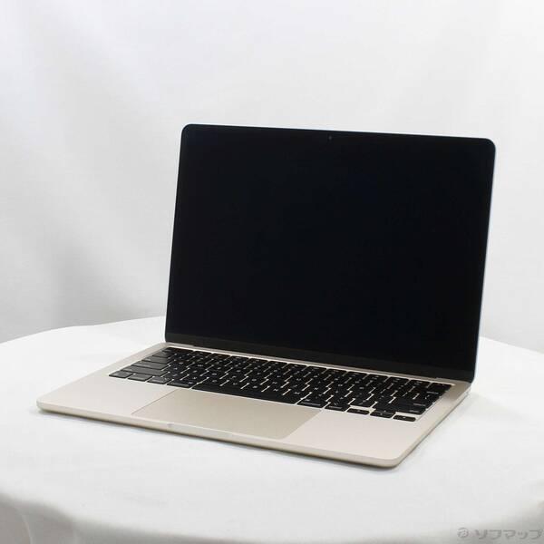 〔中古〕Apple(アップル) MacBook Air 13.6-inch Mid-2022 MLY13J／A Apple M2 8コアCPU_8コアGPU 16GB SSD512GB スターライト 〔26.3 Tahoe〕〔377-ud〕 | 