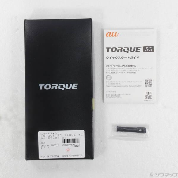 中古〕KYOCERA(京セラ) TORQUE 5G 128GB イエロー KYG01 auロック解除