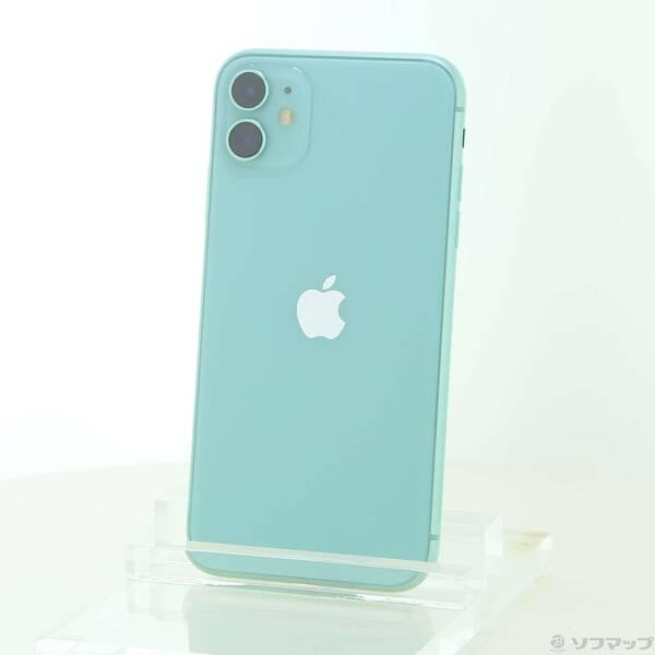 〔中古〕Apple(アップル) iPhone11 64GB グリーン NWLY2J／A SIMフリー〔262-ud〕 | 