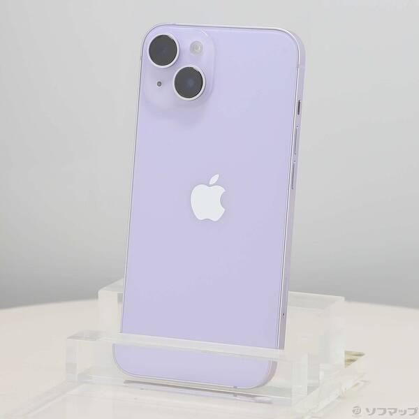 〔中古〕Apple(アップル) iPhone14 128GB パープル MPUY3J／A SIMフリー〔198-ud〕 | 