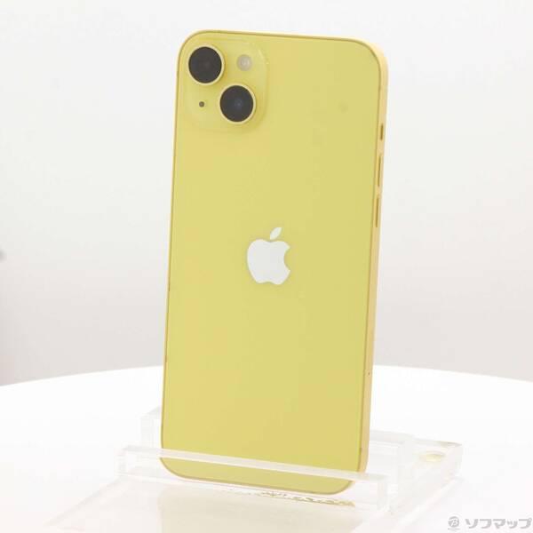 〔中古〕Apple(アップル) iPhone14 Plus 256GB イエロー MR633J／A SIMフリー〔276-ud〕 | 
