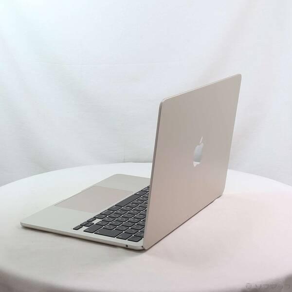 〔中古〕〔展示品〕 MacBook Air 13.6-inch Early-2024 MRXU3J／A Apple M3 8コアCPU_10コアGPU 8GB SSD512GB スターライト 〔26.3 Tahoe〕〔258-ud〕 |  | 01