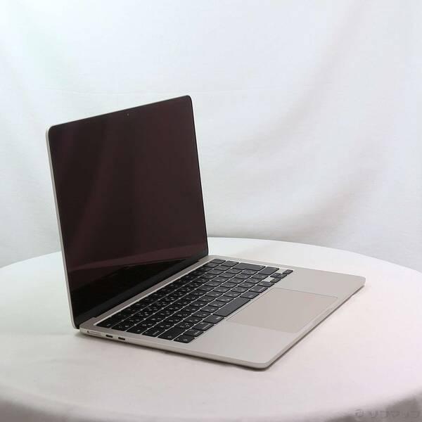〔中古〕〔展示品〕 MacBook Air 13.6-inch Early-2024 MRXU3J／A Apple M3 8コアCPU_10コアGPU 8GB SSD512GB スターライト 〔26.3 Tahoe〕〔258-ud〕 |  | 03